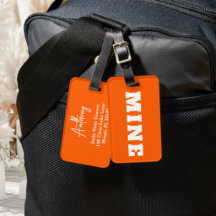Modern Fun Luggage and Bag Tags