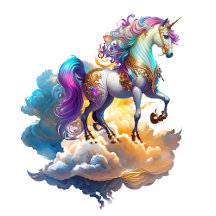 Magical Unicorn Birthday Holiday Decoration