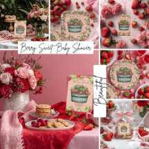 berry sweet baby shower baby shower invitation