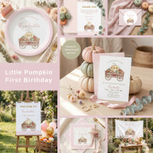 Little Pumpkin Girl First Birthday 