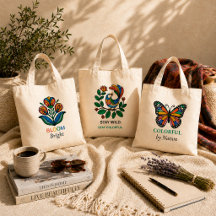 Artfully Bold: Colorful Totes