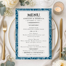 Wedding  Flat Menu