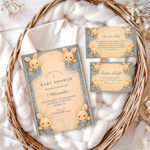 Vintage Blue Jeans Bunny Nursery