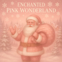 Enchanted Pink Wonderland Santa