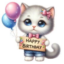 Birthday Cat Cards