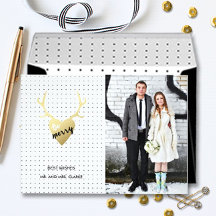 Be Merry Gold Antlers Holiday Collection