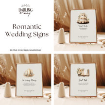 Romantic Wedding Signs