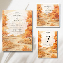 Autumn Forest   Fall Wedding