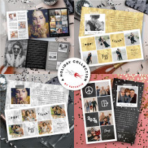 PHOTO COLLAGE BLOCKS NEW YEAR HOLIDAY PHOTO CARDS