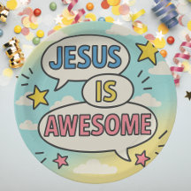 Jesus Is Awesome-Christian Kids Partyware