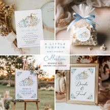 A Little Pumpkin Boy Baby Shower