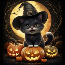 Assiettes en carton Série 1 Black Cat