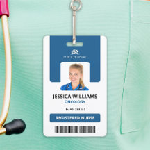 Medical Staff Nurse ID Badges
