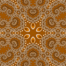 Caramel Fractal Lace