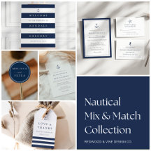 Nautical Mix & Match Wedding Collection