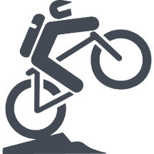 Mountain Biking Graphic and Text Designs