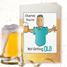 Funny 60th Male Cartoon Birthday Cards for Him 