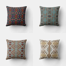 Throw Pillows With Southwest Themed Designs 