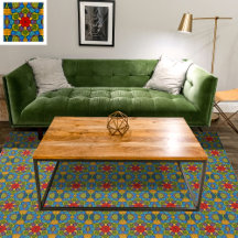 Mosaic & Tiled Rugs: Exotic and Colorful Accents