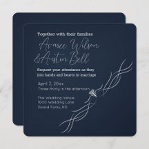 MINIMALIST WEDDING INVITATIONS