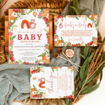 Cute teddy bear bearly wait rainbow baby shower