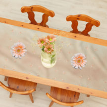 Elegant peach floral butterfly pattern 