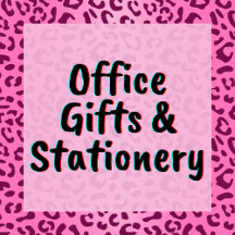 Stylish Pink Leopard Print - Office & Stationery