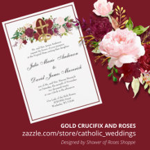 RED   MARSALA   PINK FLORAL WEDDING