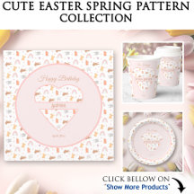 Cute Easter Spring Pattern