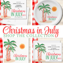 Palm Trees Christmas In July Collection