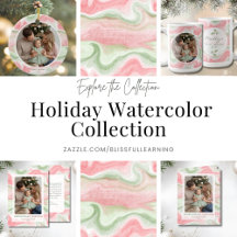 Red and Green Watercolor Holiday Collection