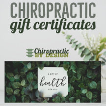 Chiropractic Gift Certificates