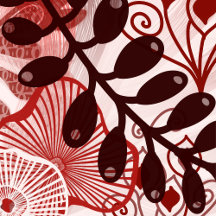 Crimson Botanica – A Study in Flow and Form 