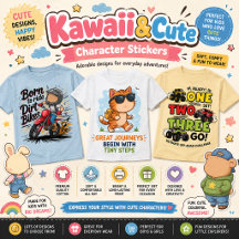 Kawaii & Cute Character Stickers