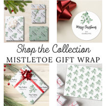 Mistletoe Gift Wrap Collection