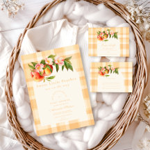 Sweet Little Peaches  Baby Shower