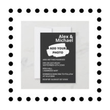 Timeless Black & White Invitations