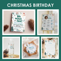 Oh What Fun Christmas Birthday