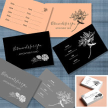 Botanical Script and Flowers Business Stationery