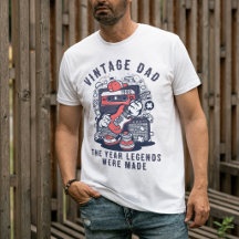 Vintage Dad Legends | Retro Music & Birthday Gifts