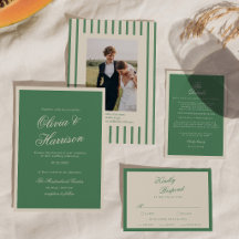 Preppy Tennis Club Green Wedding Collection