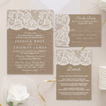 The Burlap & Lace Wedding Collection