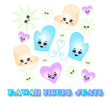 Kawaii Figure Skate Pattern