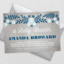 Folky Floral Baby Shower Collection