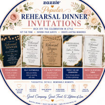 Popular Rehearsal Dinner Invitations