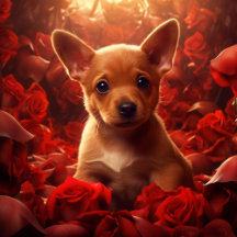 Carte Postale Puppy cute