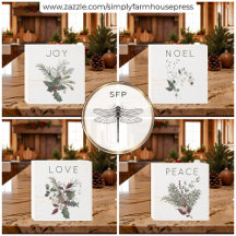 Christmas Rustic Greenery Minimal Wooden Boxes