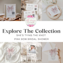 Pink Bow Bridal Shower