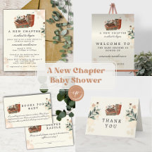 A New Chapter is About to Begin Baby Shower