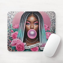 Funny Sassy Girl Mouse Pads